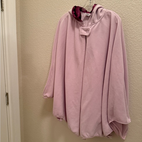 Cute Purple Pusheen Hooded Cape with Animal Ears - Picture 4 of 8